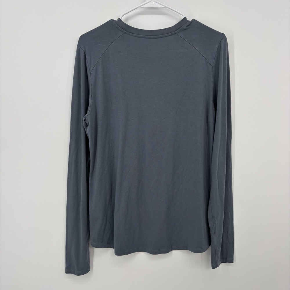 Free Fly Bamboo Long Sleeve Shirt Women's Size Medium Blue/Gray - Picture 2 of 7